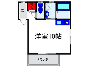 中桜塚ハイツの物件間取画像